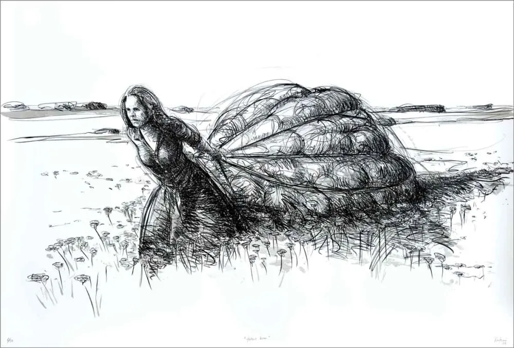 Litografía Rantzau - The demand of the time