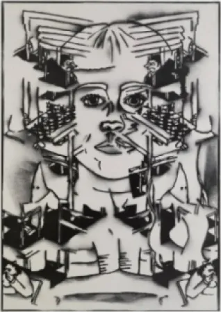 Litografía Ratcliff - No wonder nobody will play with you if you insist on being white all the time 