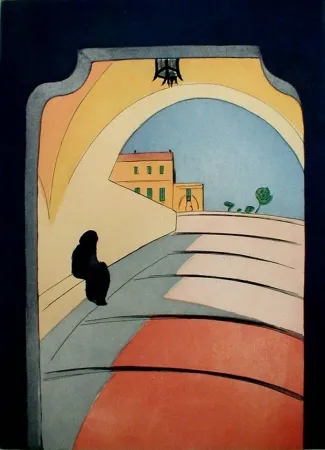 Grabado Rathbone - Entrance to Monaco