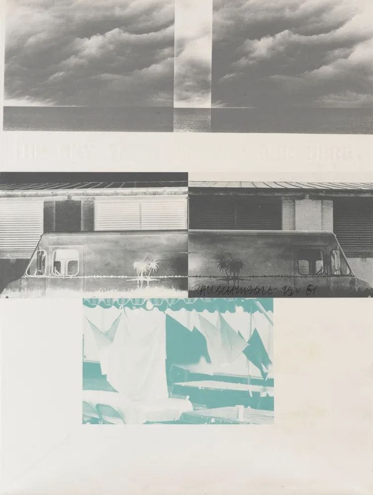 Litografía Rauschenberg - American Pewter with Burroughs I