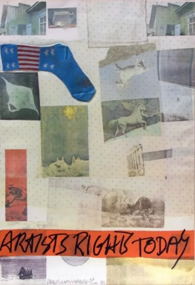 Litografía Rauschenberg - Artist's Rights Today