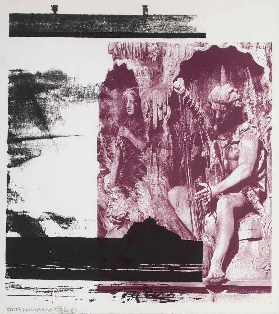 Litografía Rauschenberg - Broken Harp