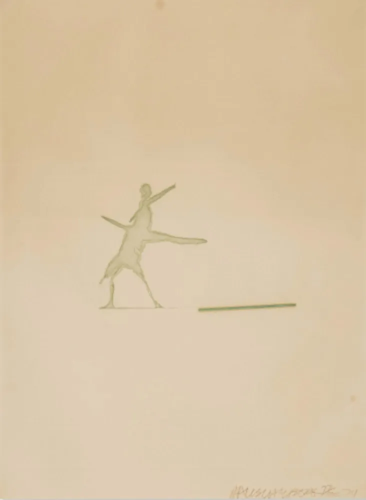 Múltiple Rauschenberg - Cunningham Relief (from the Merce Cunningham portfolio)