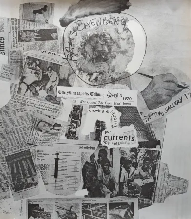 Litografía Rauschenberg - Dayton's Gallery 12, 1970.  