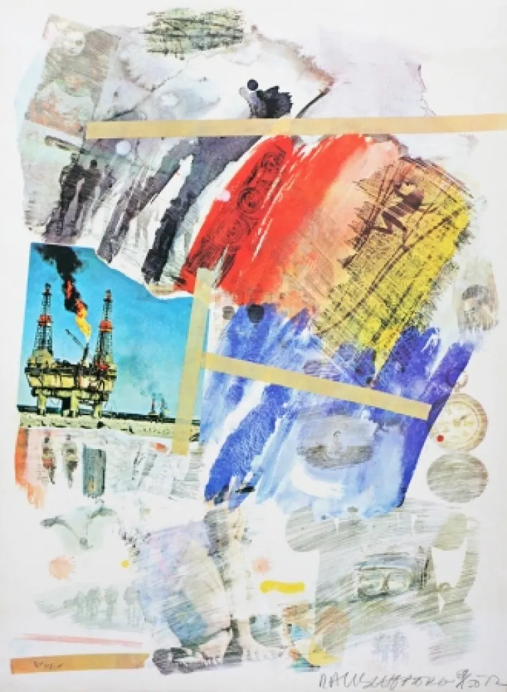 Litografía Rauschenberg - Horchow