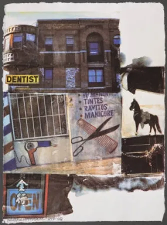 Serigrafía Rauschenberg - L.A. Uncovered #10