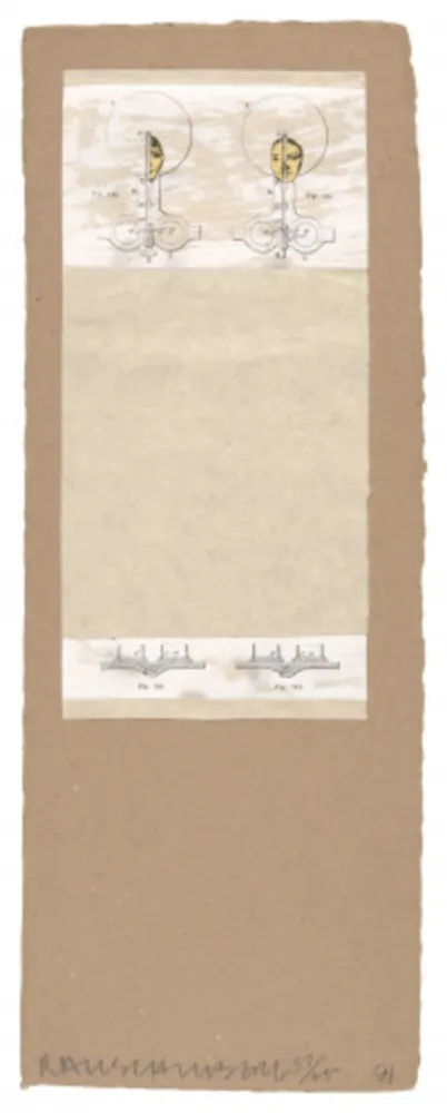 Múltiple Rauschenberg - Plate I, from Shirtboards Morocco, Italy '52 Portfolio