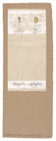 Múltiple Rauschenberg - Plate I, from Shirtboards Morocco, Italy '52 Portfolio