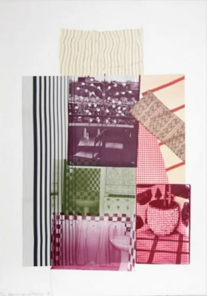 Litografía Rauschenberg - Pre-Morocco