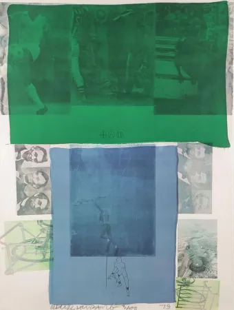 Serigrafía Rauschenberg - Shoot from the Main Stem