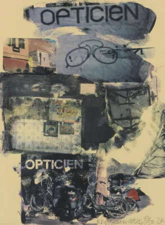 Serigrafía Rauschenberg - Site