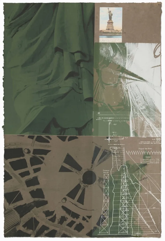 Serigrafía Rauschenberg - Statue of Liberty