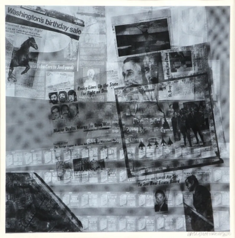 Serigrafía Rauschenberg - Surface series