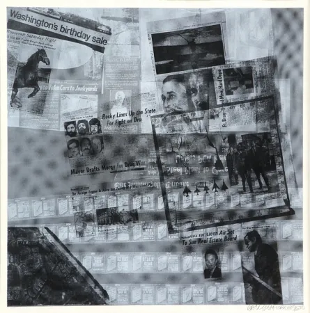 Serigrafía Rauschenberg - Surface series