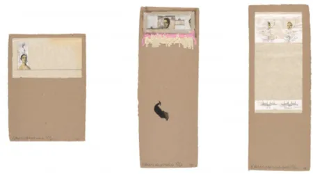 Múltiple Rauschenberg - Three plates, from Shirtboards Morocco, Italy '52 Portfolio