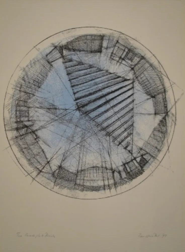 Litografía Raussmüller - Paradeplatz Zürich