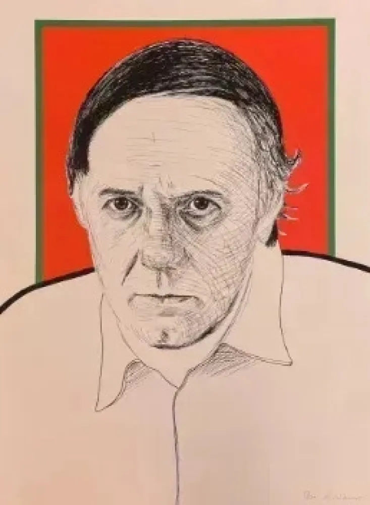 Serigrafía Raveel - Autoportrait