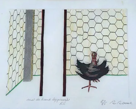 Grabado Raveel - Gekooid maar niet onderworpen