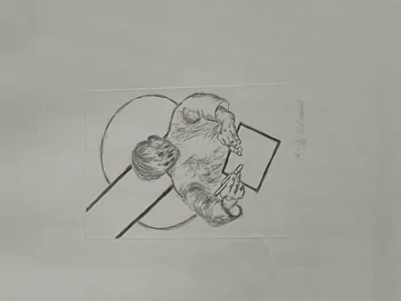 Grabado Raveel - Tegenover het vlak