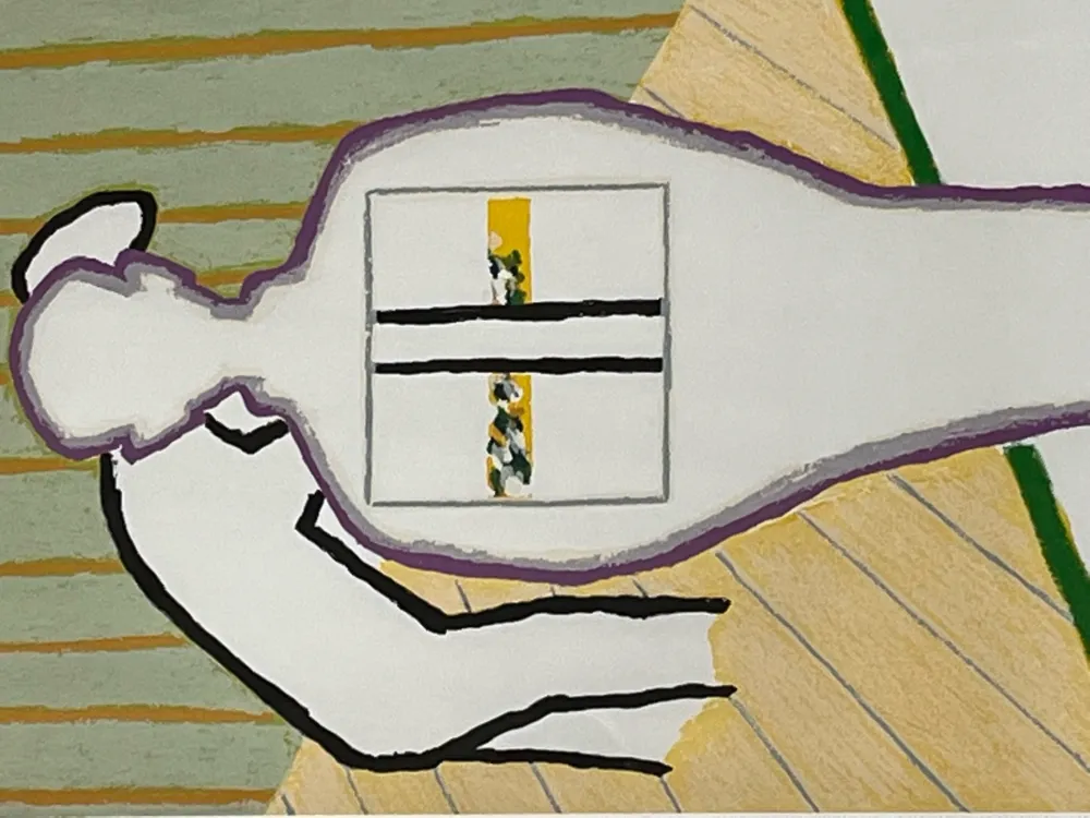 Litografía Raveel - Vader en zoon (ii)