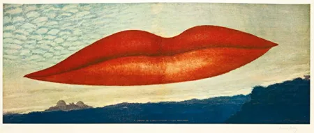 Litografía Ray - A l'heure de l'observatoire – Les Amoureux 