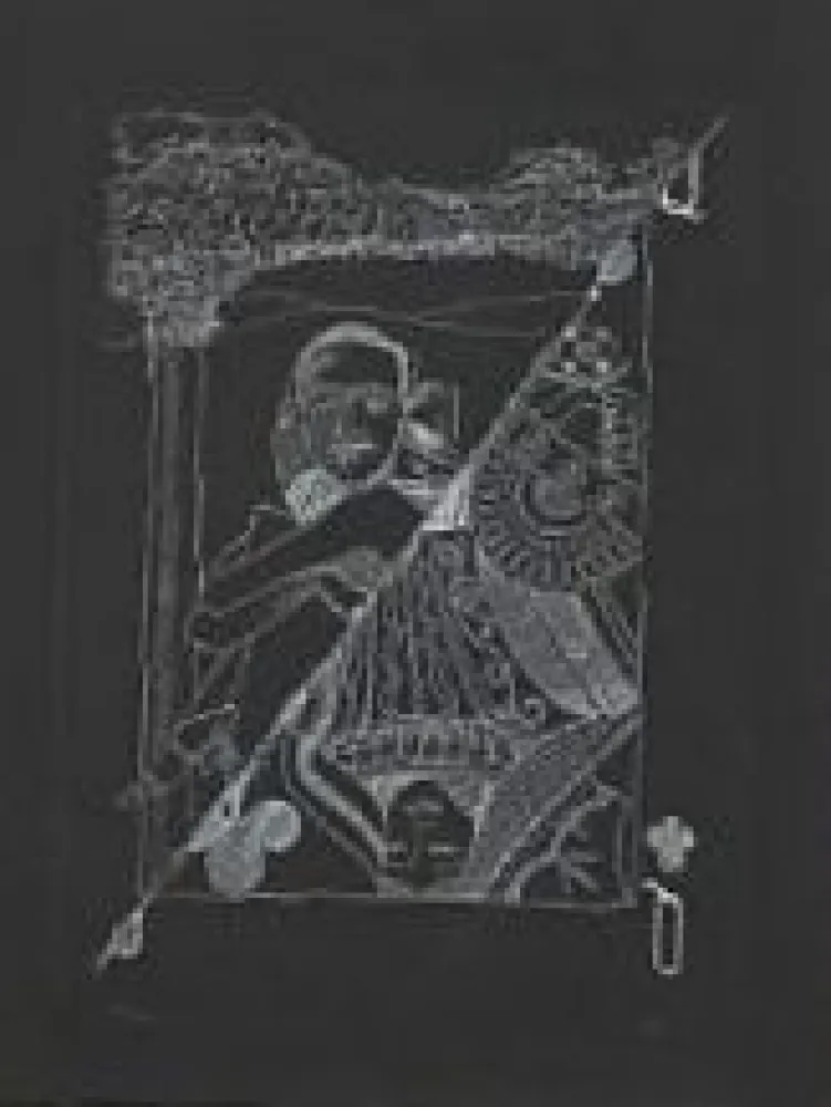 Aguatinta Ray - Dame de Trefle II