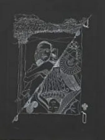 Aguatinta Ray - Dame de Trefle II