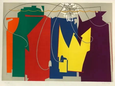 Litografía Ray - Danza Di corda