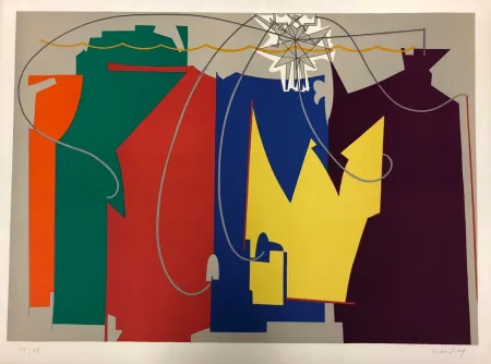 Litografía Ray - Danza Di Corda