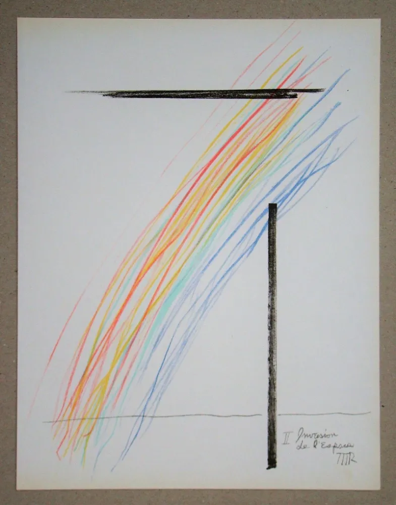 Litografía Ray - Invasion de l'espace