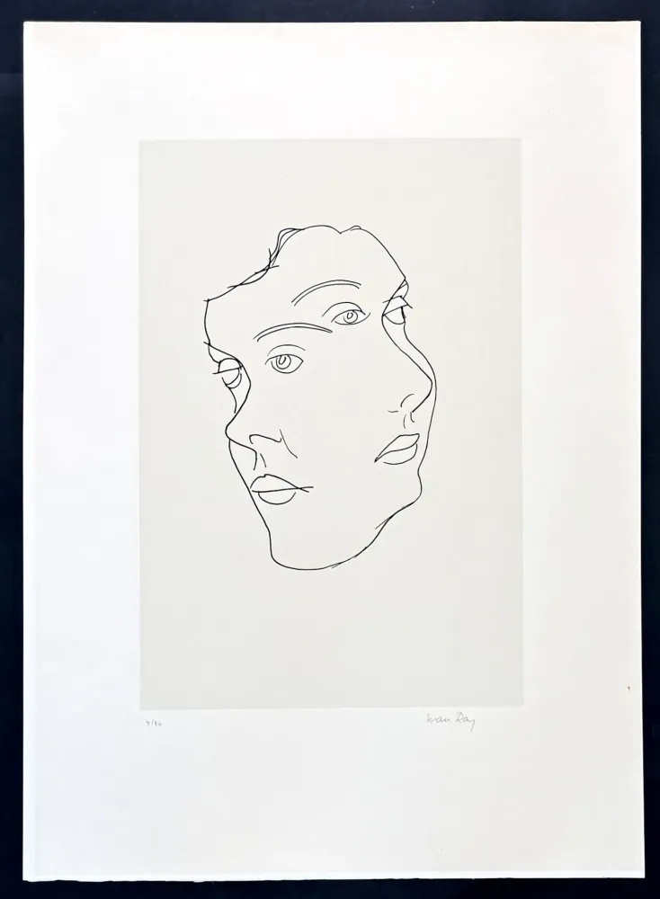 Litografía Ray - Man Ray (1890–1976) - Maschere - Lithograph on paper