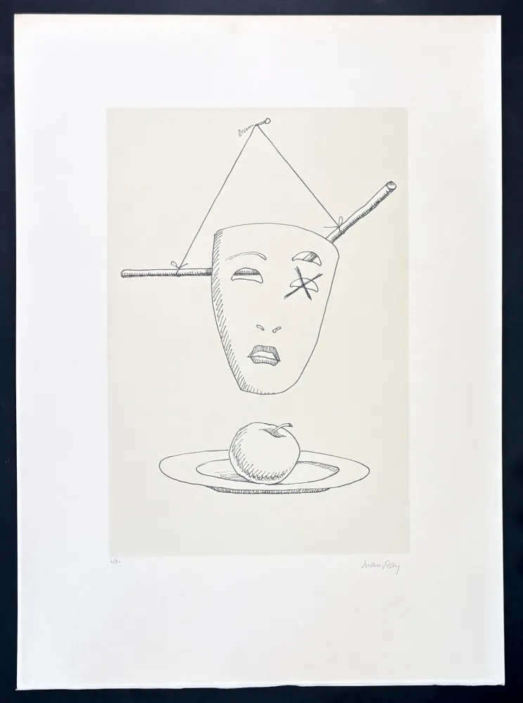 Litografía Ray - Man Ray (1890–1976) - Maschere - Lithograph on paper