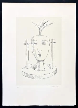 Litografía Ray - Man Ray (1890–1976) - Maschere - Lithograph on paper