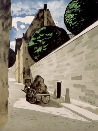 Litografía Ray - Man Ray (1890–1976) - Rue Férou - Color lithograph on paper - 1974