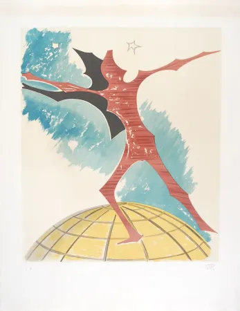 Litografía Ray - Rebus