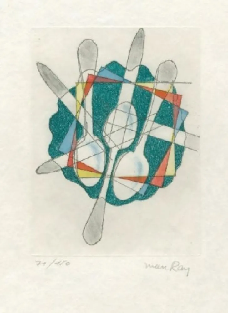 Aguafuerte Y Aguatinta Ray - Sans  titre (pour Electro-magie)