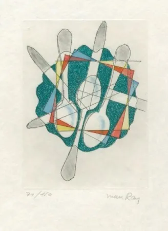 Aguafuerte Y Aguatinta Ray - Sans  titre (pour Electro-magie)