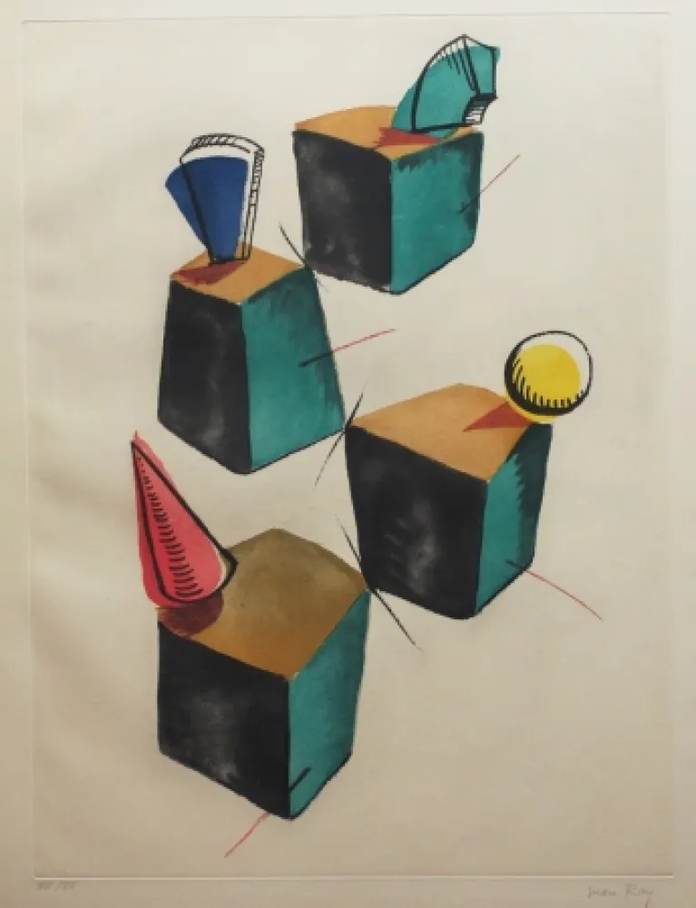 Aguafuerte Y Aguatinta Ray - Transfiguration d'un cactus