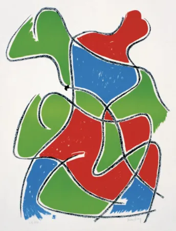 Litografía Ray - Tre Figure