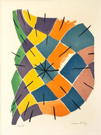 Litografía Ray - Vitrail 