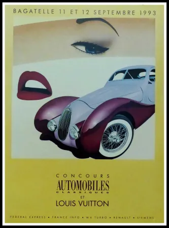 Cartel Razzia - CONCOURS AUTOMOBILES CLASSIQUES