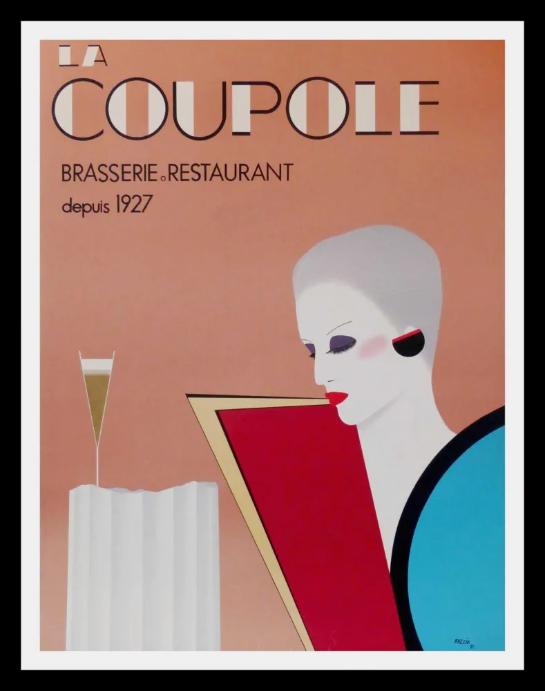 Cartel Razzia - LA COUPOLE BRASSERIE RESTAURANT DEPUIS 1927