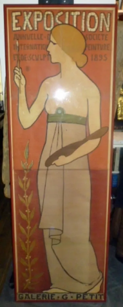 Cartel Réalier-Dumas - Exposition annuelle de peinture et de scupture 