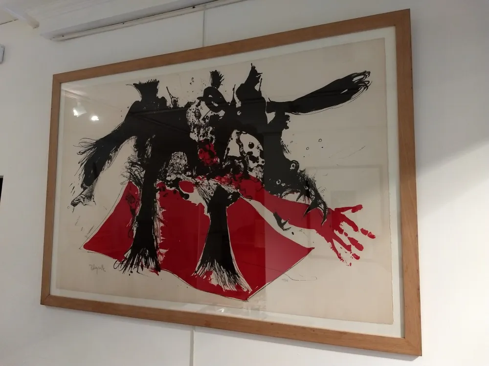 Litografía Rebeyrolle - Monstre