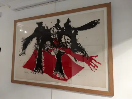 Litografía Rebeyrolle - Monstre