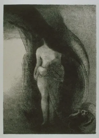 Litografía Redon - Je suis toujours la grande Isis! Nul n'a encore soulevé mon voile! Mon fruit est le soleil!