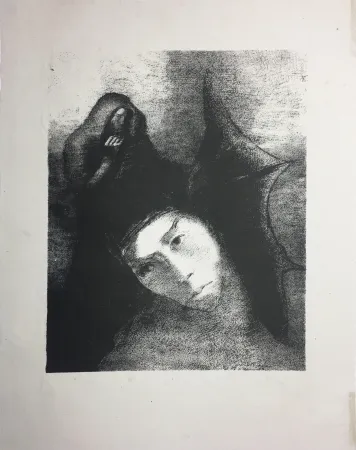 Litografía Redon - LA TENTATION DE SAINT-ANTOINE (Planche XVIII, 3ème série) 1896