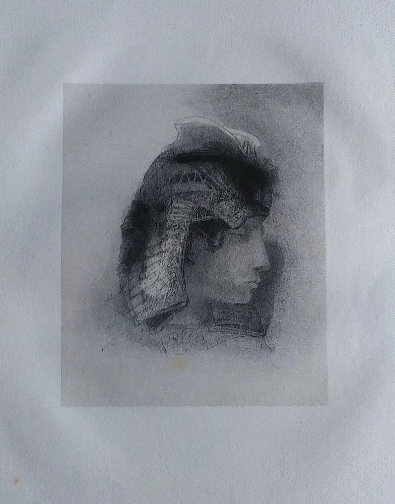 Litografía Redon - Mes baisers...