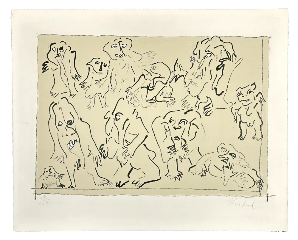 Litografía Reinhoud - Jour de sortie