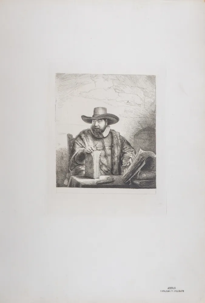 Heliograbado Rembrandt - Anslo